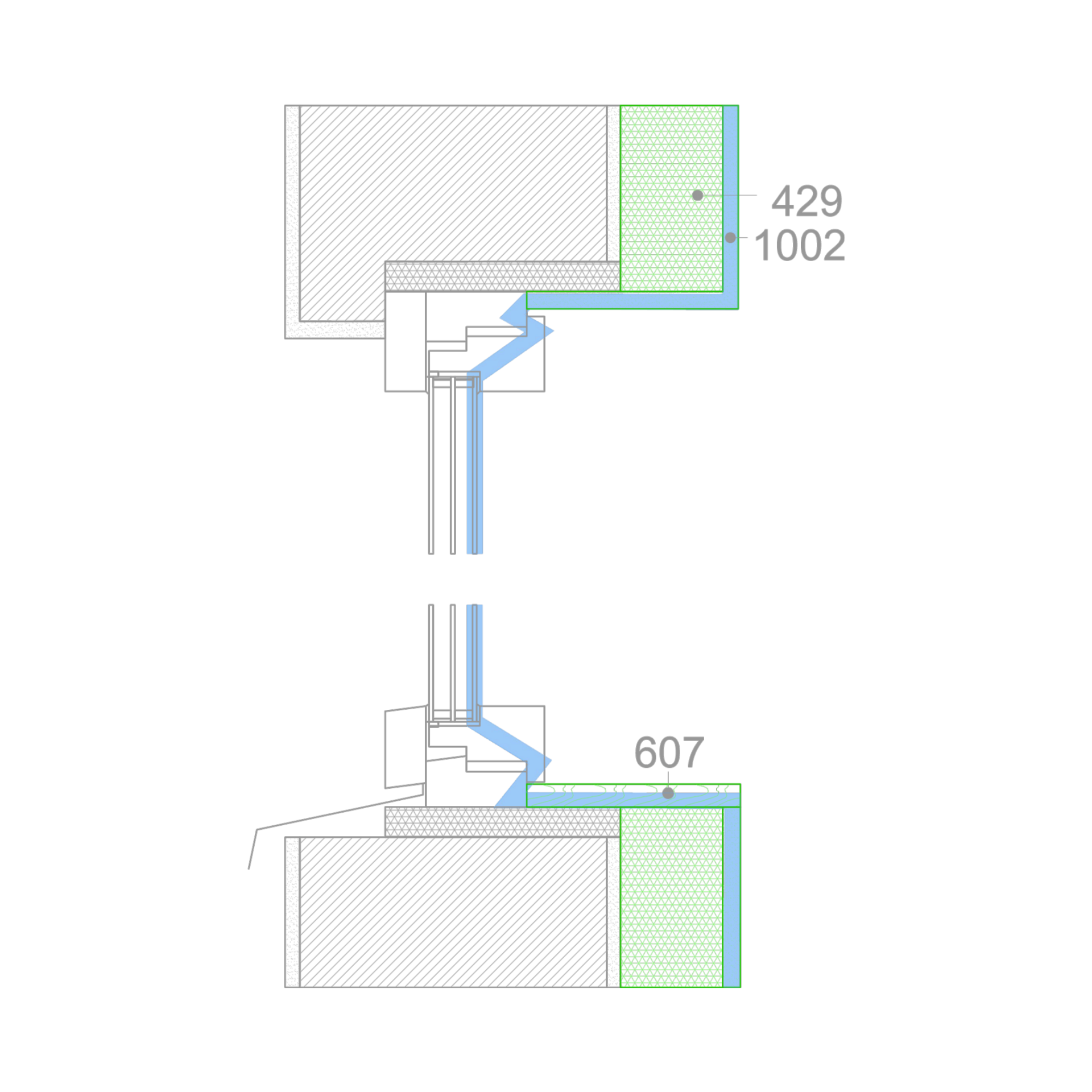 FENSTER DETAIL zuerst Fensteraustausch dann Innendämmung